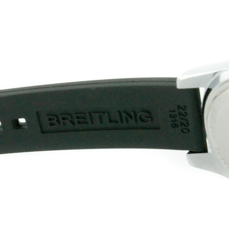 Breitling Superocean - Schwarz Kautschukarmband