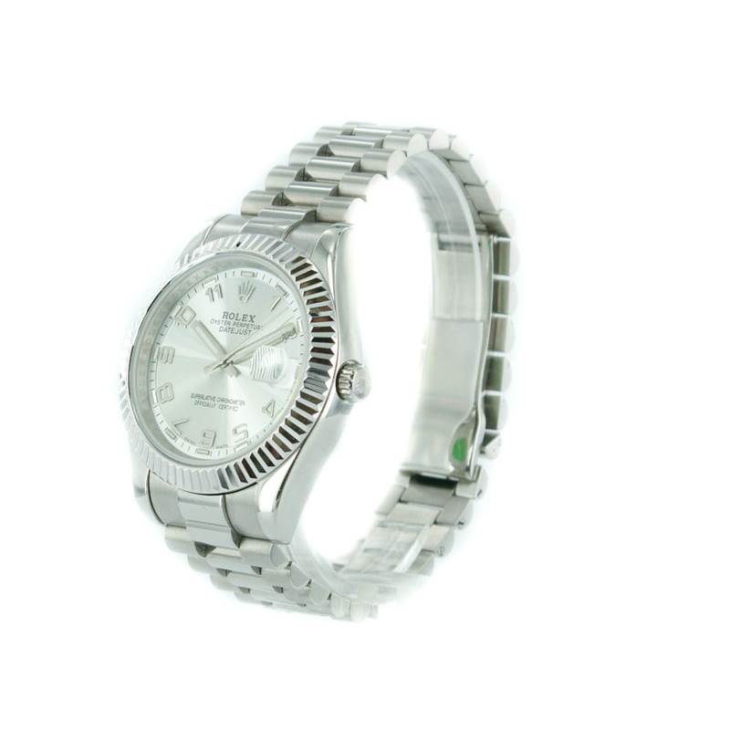 Rolex Datejust II pearl silber mit stahl Armband