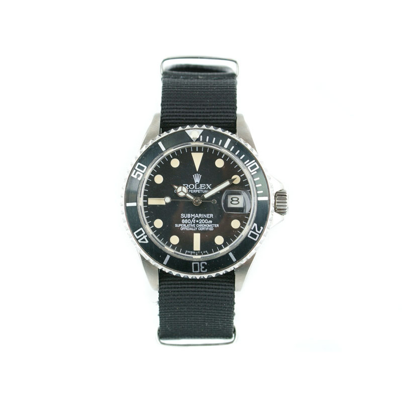 Rolex Submariner Vintage mit Nylon Armband