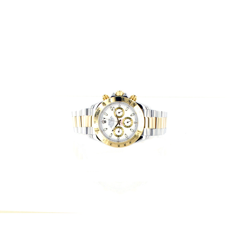 Rolex Daytona stahl/gold - weisses Ziffernblatt