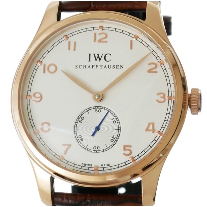 IWC Portugieser Automatic 40mm Rotgold Weiß