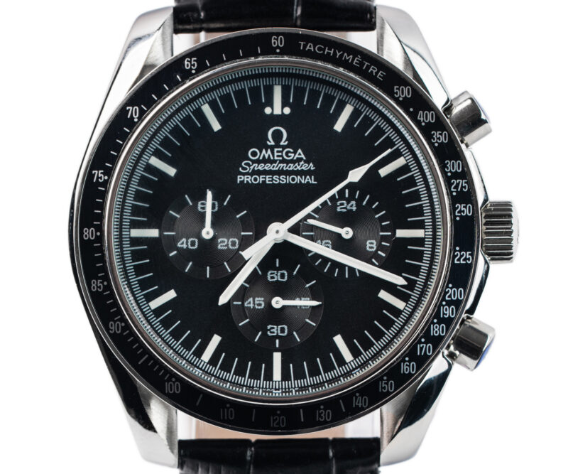 Omega Speedmaster Moonwatch Professional Leder schwarz